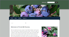 Desktop Screenshot of privickmillnursery.com