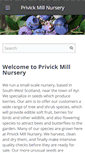 Mobile Screenshot of privickmillnursery.com